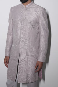 The gilded blush beaded coat set