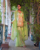 PARAKEET KURTI WITH GARARA