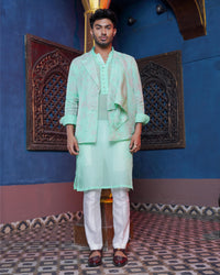 OVERLAY WAISTCOAT KURTA