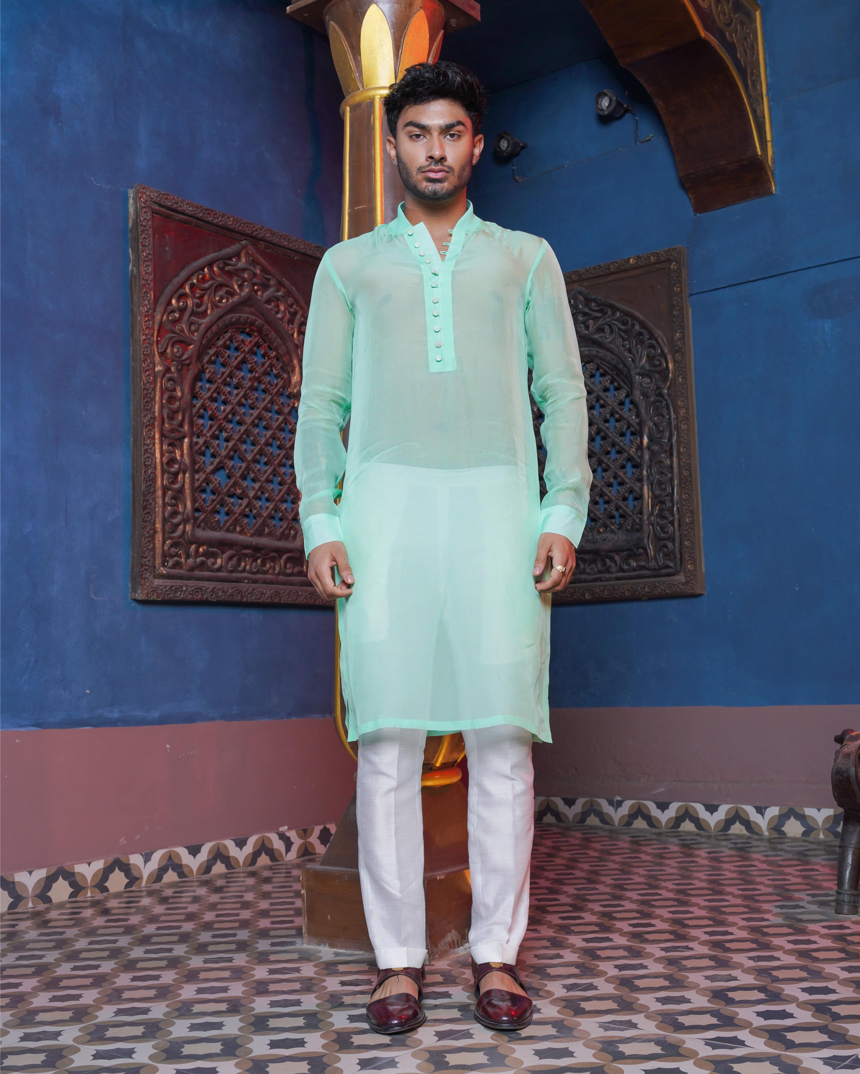 OVERLAY WAISTCOAT KURTA