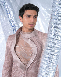 Luxe Rose Gold Neo  wave with Pants