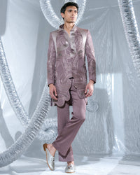 Mauve Neo Indo Western with pants