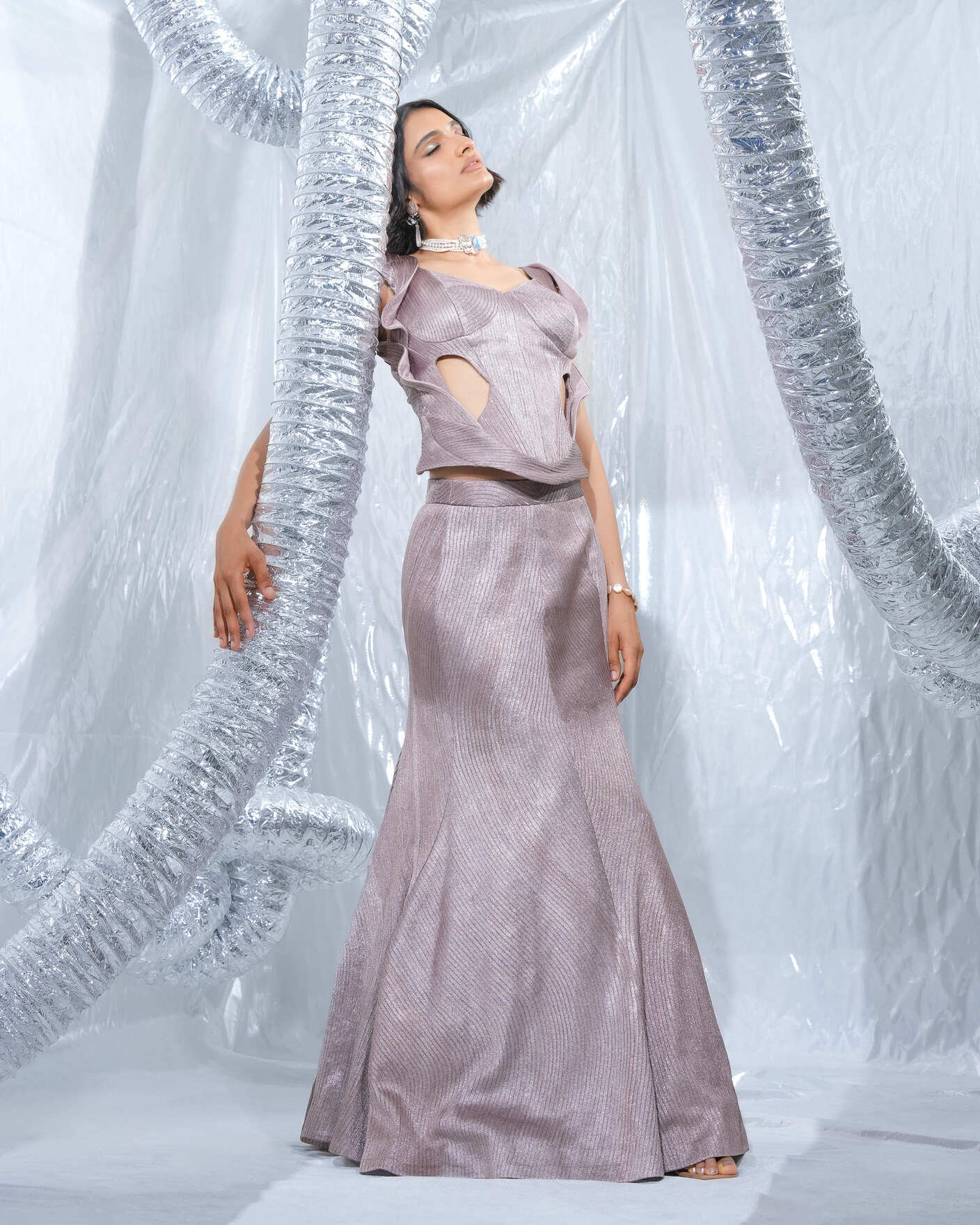 Waves Of Elegance Neo Corset and Gown