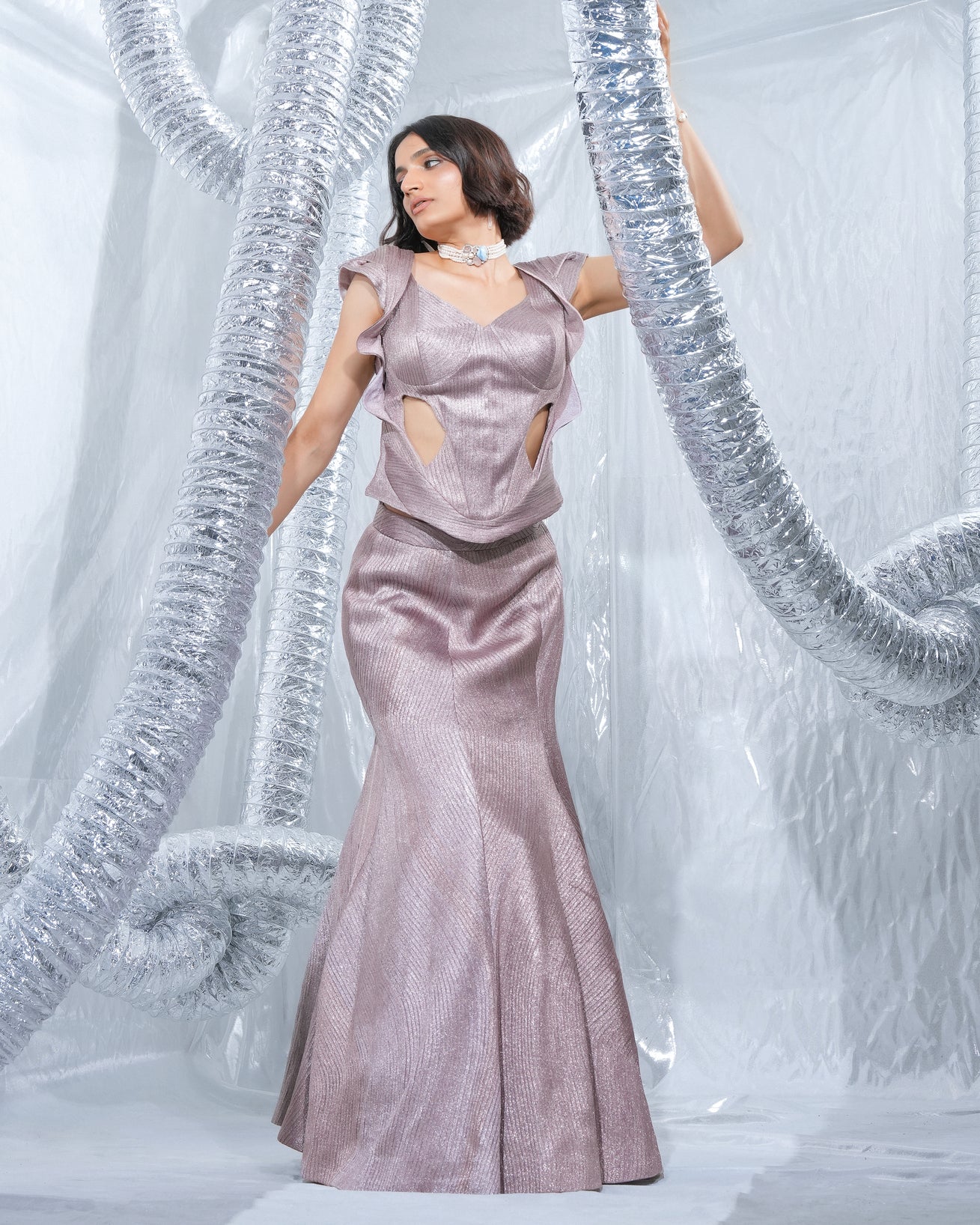 Waves Of Elegance Neo Corset and Gown