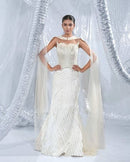 Aurora Ethno Fish-cut skirt with corset