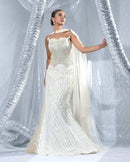 Aurora Ethno Fish-cut skirt with corset