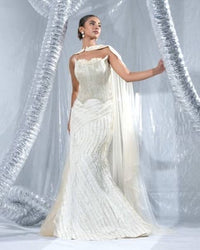 Aurora Ethno Fish-cut skirt with corset