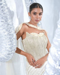 Aurora Ethno Fish-cut skirt with corset