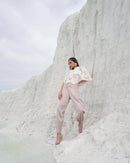 WHITE AND PASTEL CO-ORD SET
