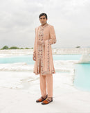 OFF WHITE CREPE ETHNOWAVE SHERWANI