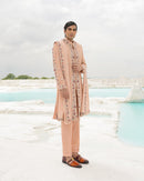 OFF WHITE CREPE ETHNOWAVE SHERWANI