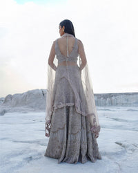 Slate stone lehenga ethnowave