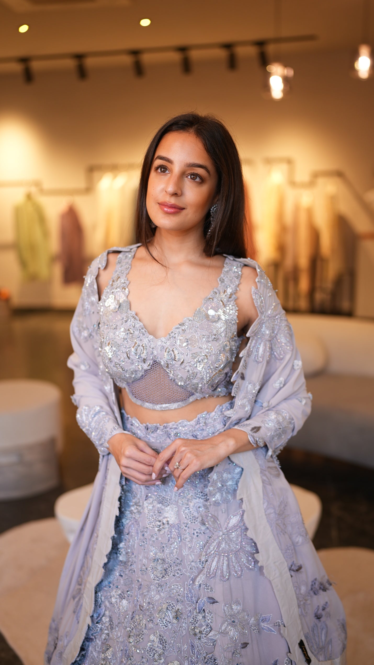 COCO SILVER LEHENGA