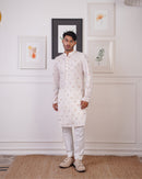 KURTA IN MESH EMBELLISHED WITH ZARDOSI MOTIFS