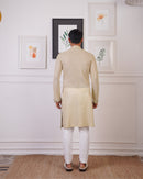 MINT KURTA EMBELLISHED WITH MIRROR WORK