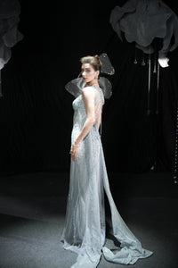 Midnight blue gown