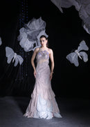 Midnight ash blue gown