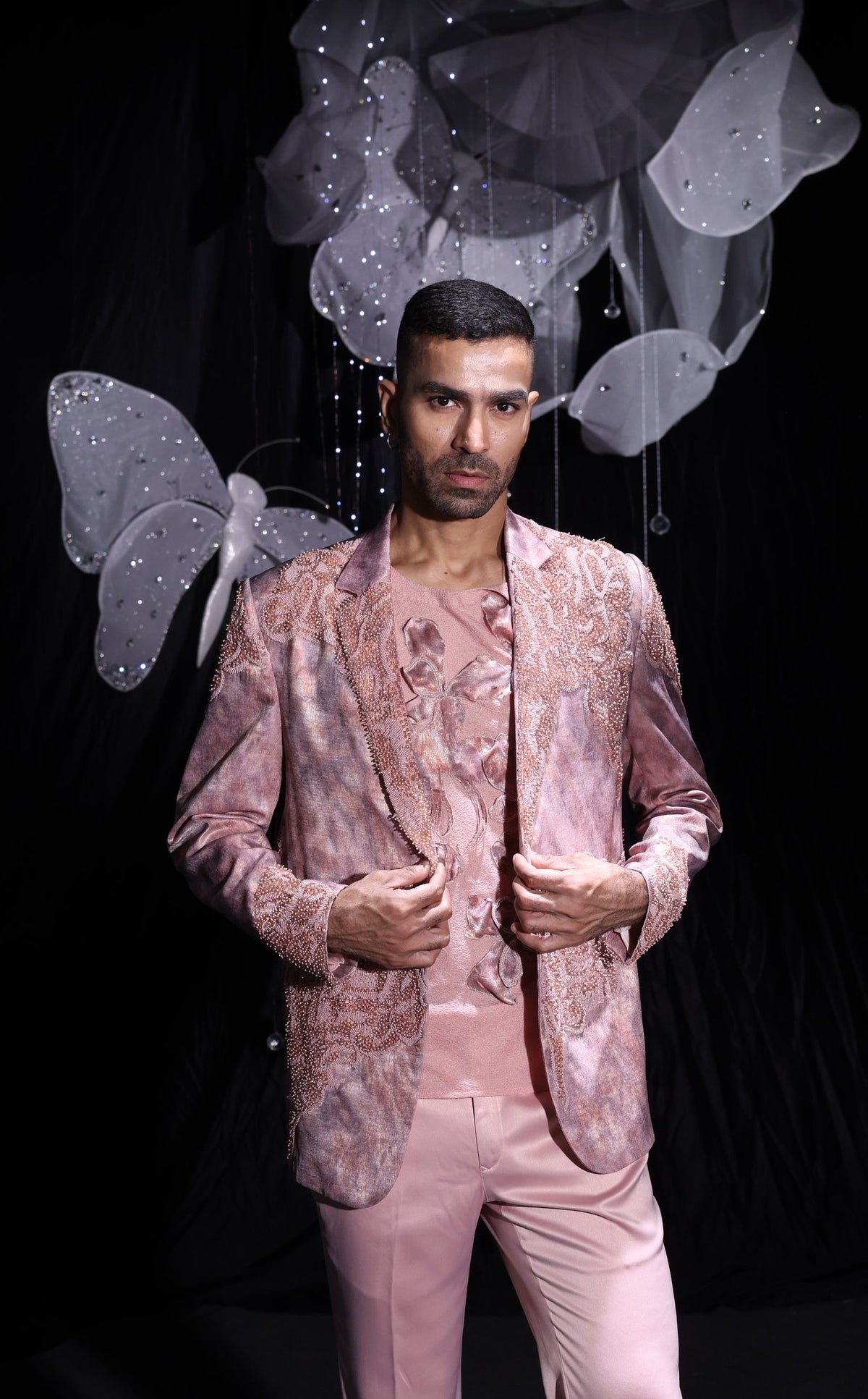 The gilded blush coat set