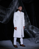 Pearl white sherwani || Gravity ||