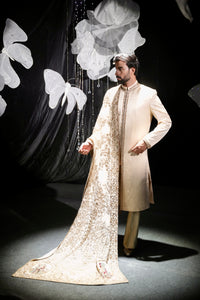 The gilded nawab sherwani set