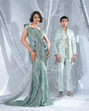 Ethno Sage Green  Neo Gown
