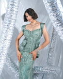 Ethno Sage Green  Neo Gown