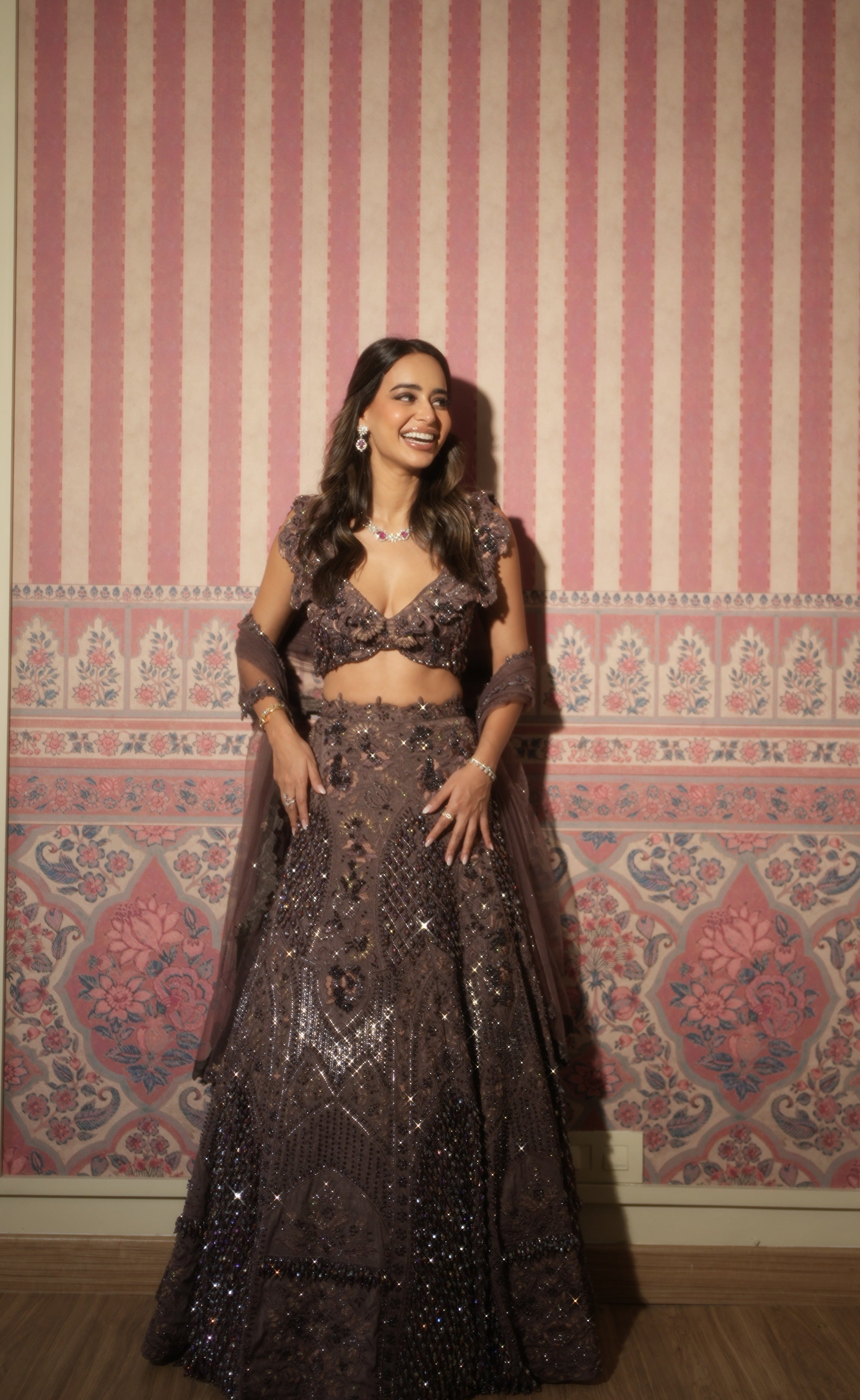 Berry lehenga ethnowave