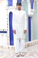 IVORY MIRROR KURTA WITH SALWAR