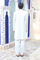 IVORY MIRROR KURTA WITH SALWAR