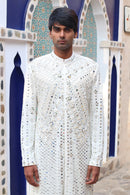 IVORY MIRROR KURTA WITH SALWAR