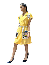 DROP OVERLAY AMBER  SHACKET WITH SHIRT