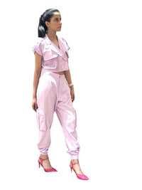 PALE PURPLE DROP SLEEVE CO-ORD SET