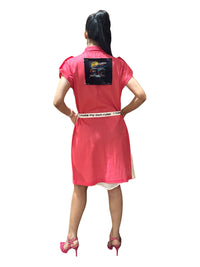 DROP OVERLAY DUAL TONE SHACKET WITH SHIRT