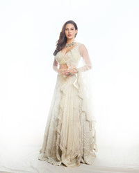 Alabaster amber lehenga ethnowave