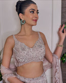 Muted Orchid lehenga ethnowave