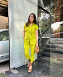 Pop lemon CO-ORD  SET WITH JOGGERS PANTS