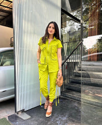 Pop lemon CO-ORD  SET WITH JOGGERS PANTS