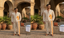 Linen embellished with horse co-ord men street wear