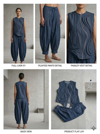 Wired co-ord ( street wear | Resort wear )