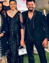 Suresh raina zegna tuxedo