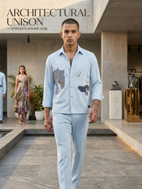 Horse embellish co-ord men street wear