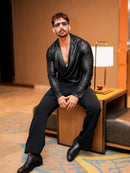 Harshwardhan rane drape shirt and pants in Ankur j