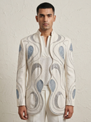 Crochet carnival p Blue embellished