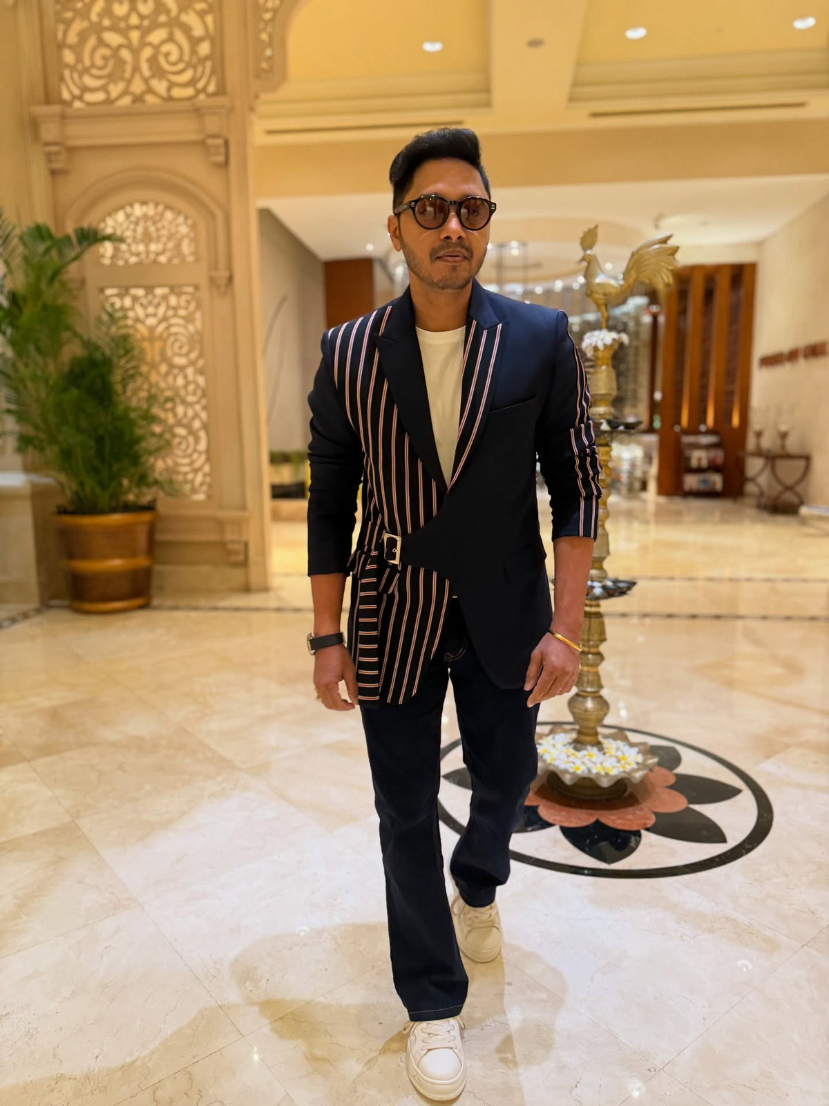 Shreyas Talpade striped blazer