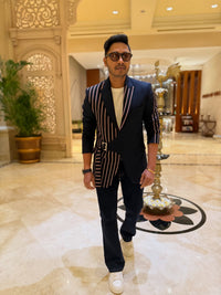 Shreyas Talpade striped blazer