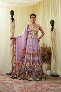 Gota embroided corset top , embroidered Lehenga set and dupatta