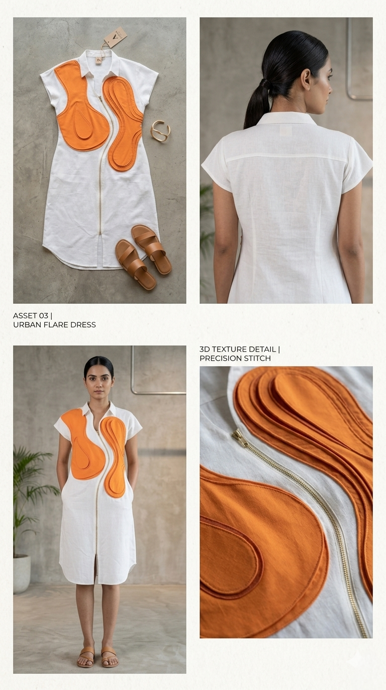 Wired dress ( street wear | Resort wear )