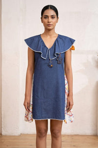 Mid dress crown denim cotton  ( street wear | Resort wear )