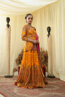 Jacket cal top , embroidered Lehenga set