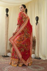 Rouge kurti lehenga